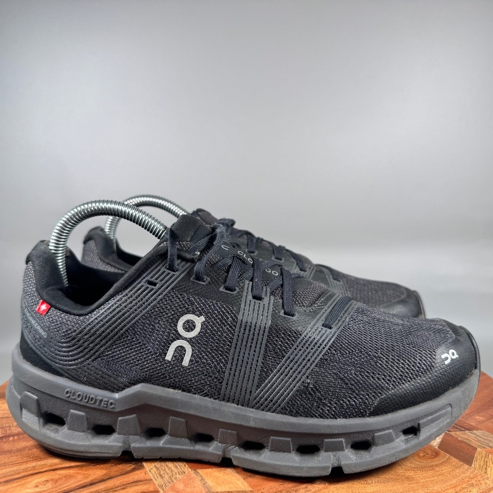 On Running Cloudgo Women 8.5 Black Mesh CloudTec Running Shoes 50.98626